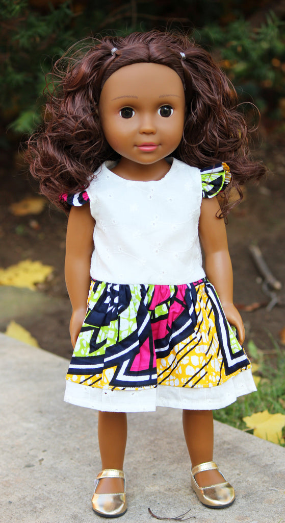 brown girl doll with curly hair