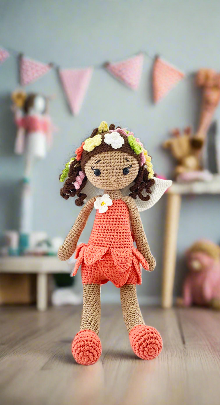 A Orange Fairy Doll A Orange Fairy Doll