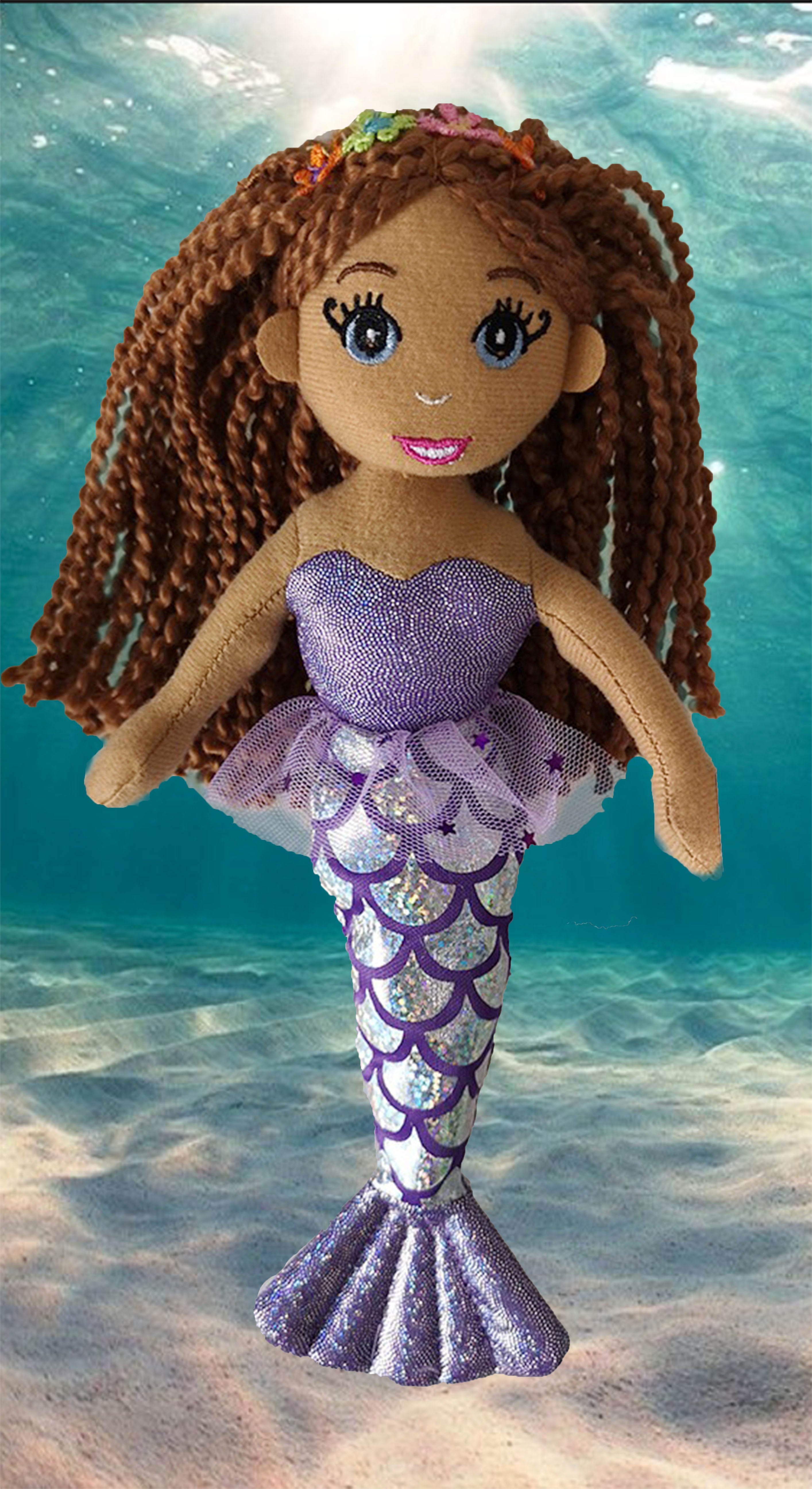 Black deals mermaid doll